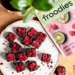 froodies freeze dried raspberry quinoa cups