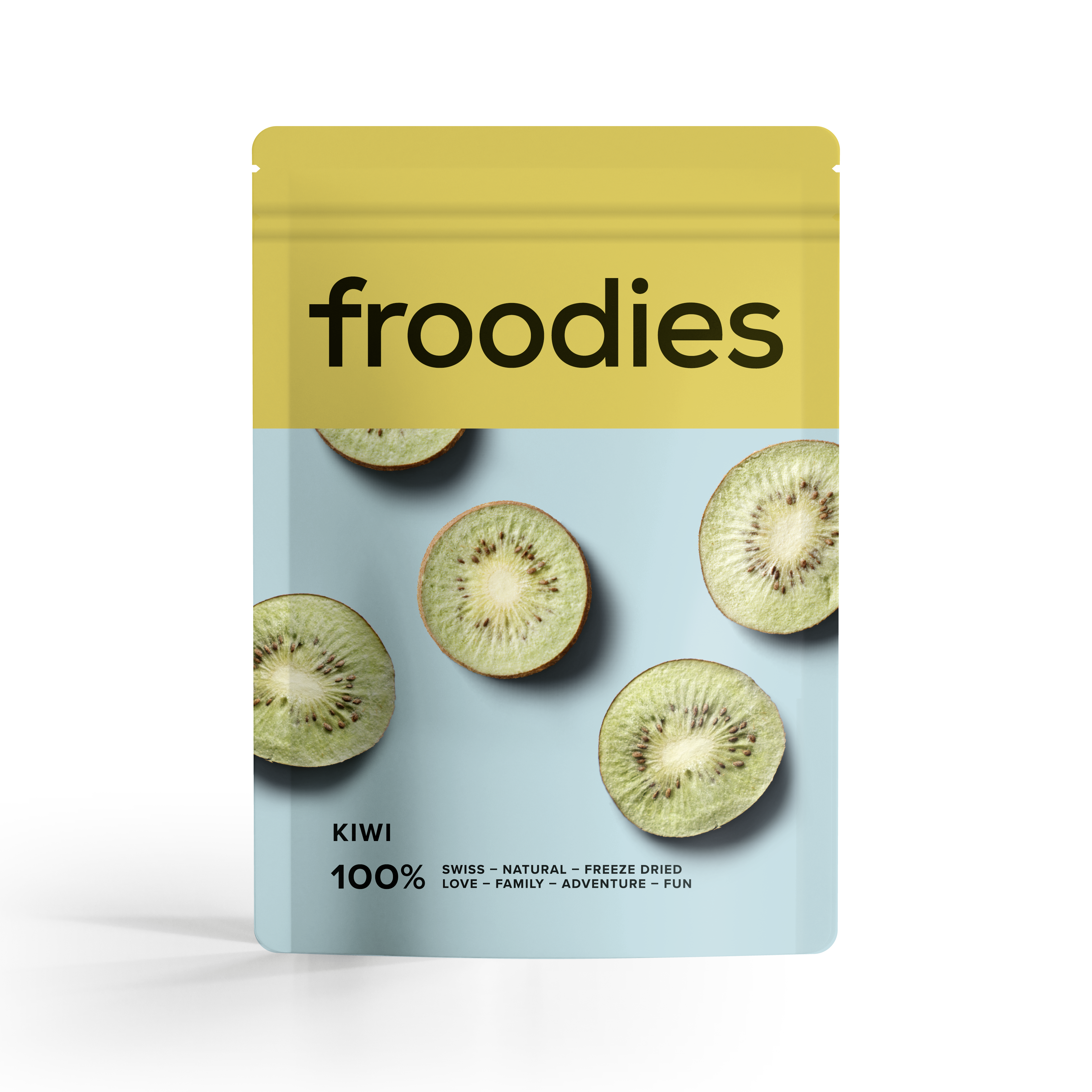 Freeze-dried Swiss Kiwi snack for kids & adults