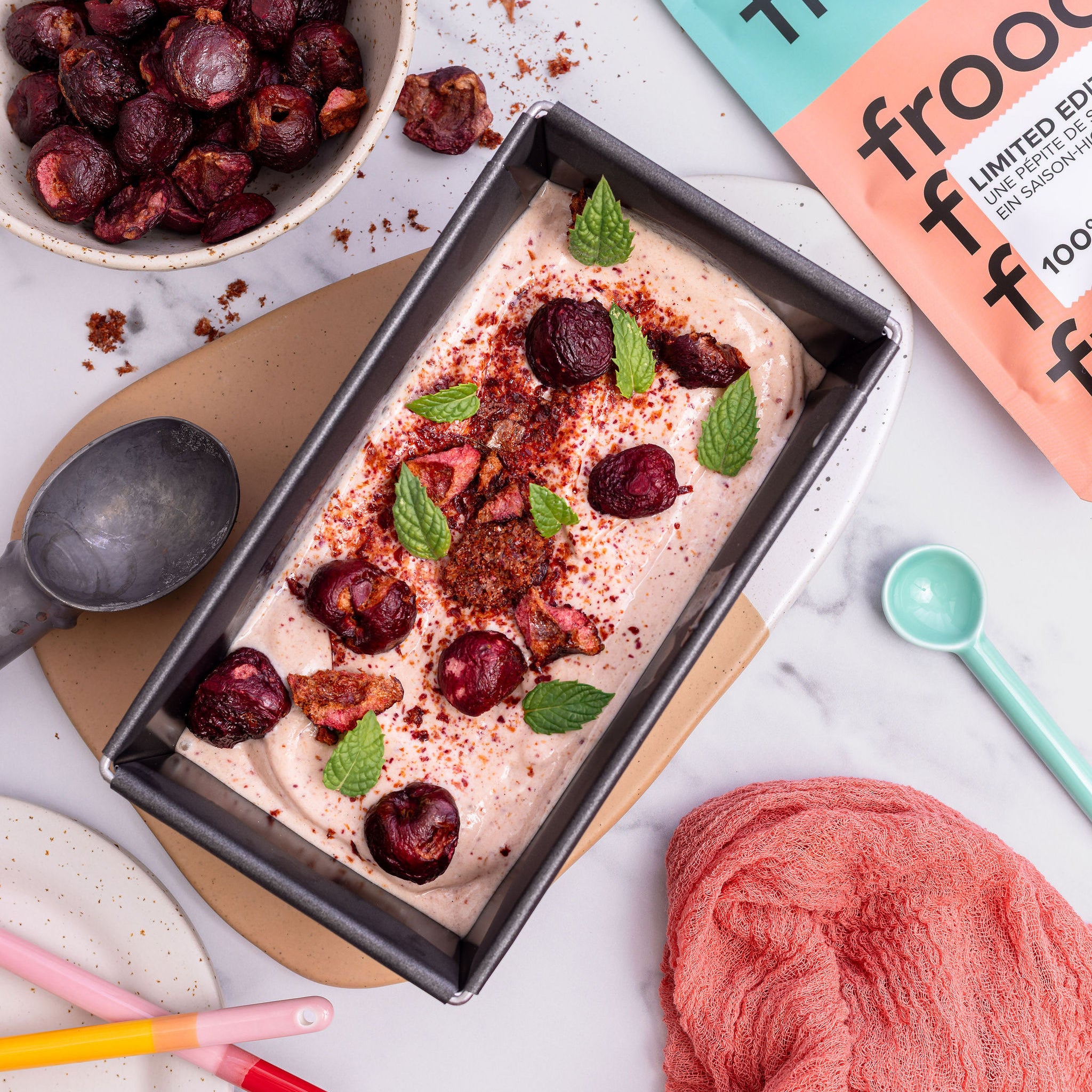 froodies freeze dried cherry ice cream