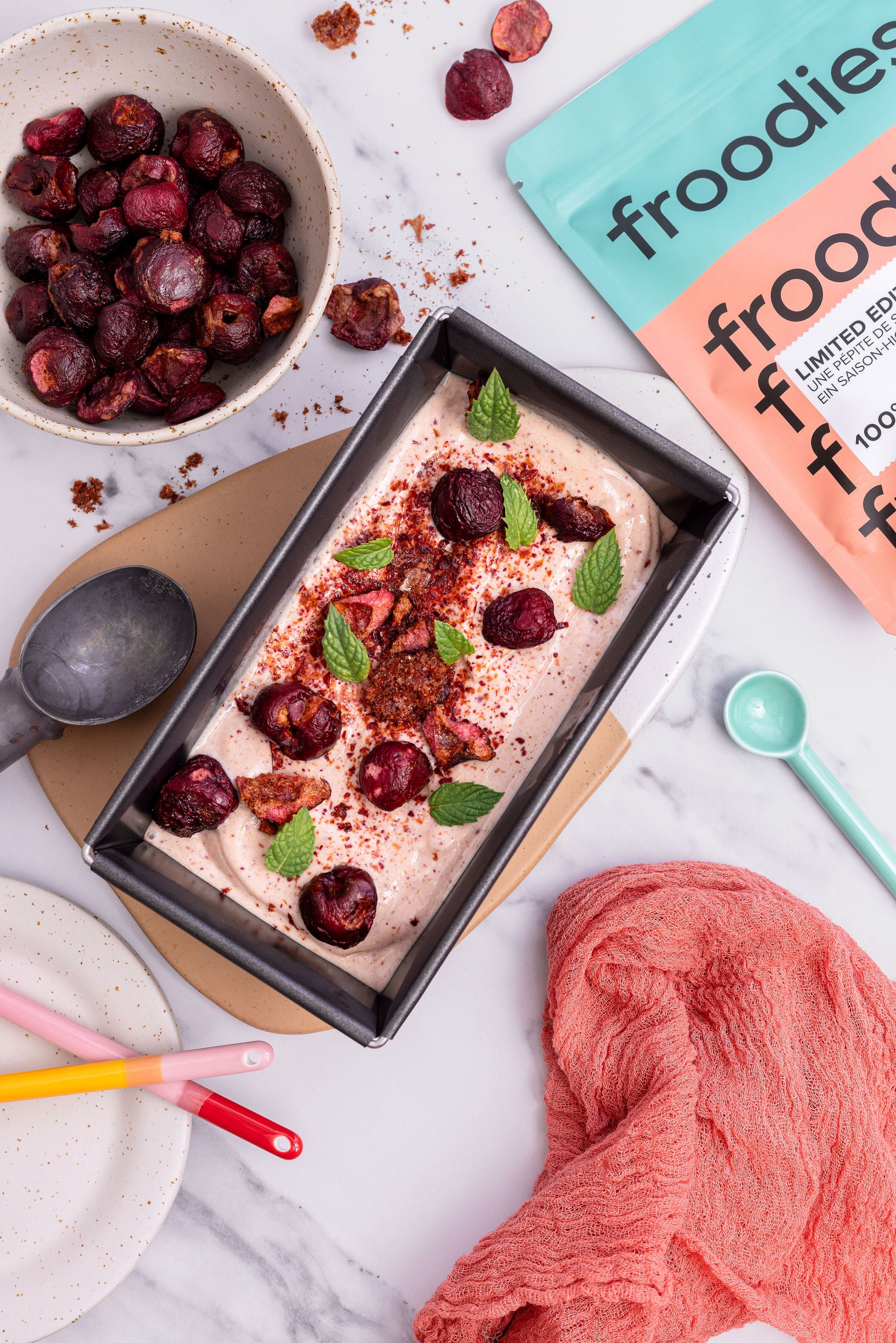 froodies freeze dried cherry ice cream